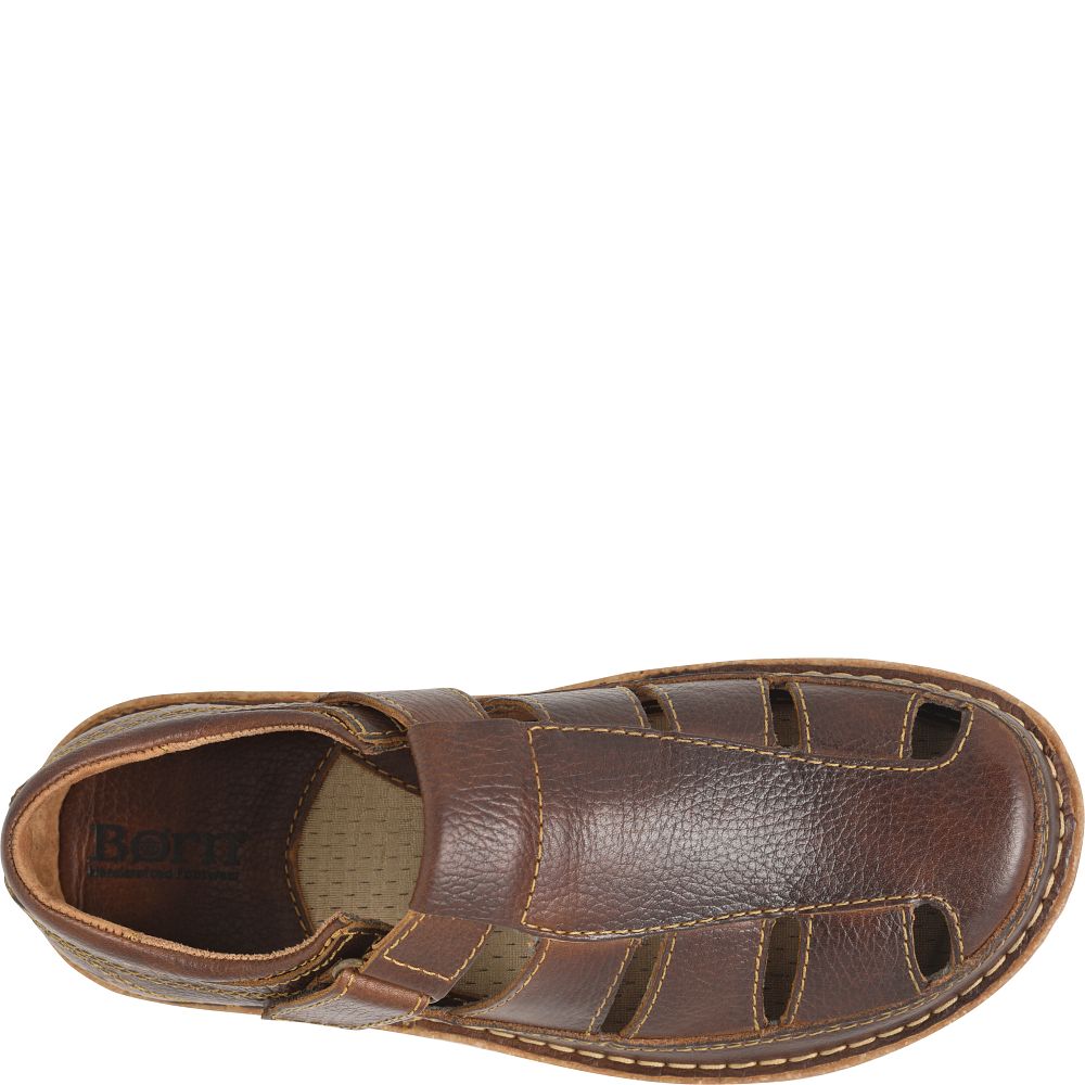 Born Connor Sandals Dark Chestnut Product ID-KFG1rKC6