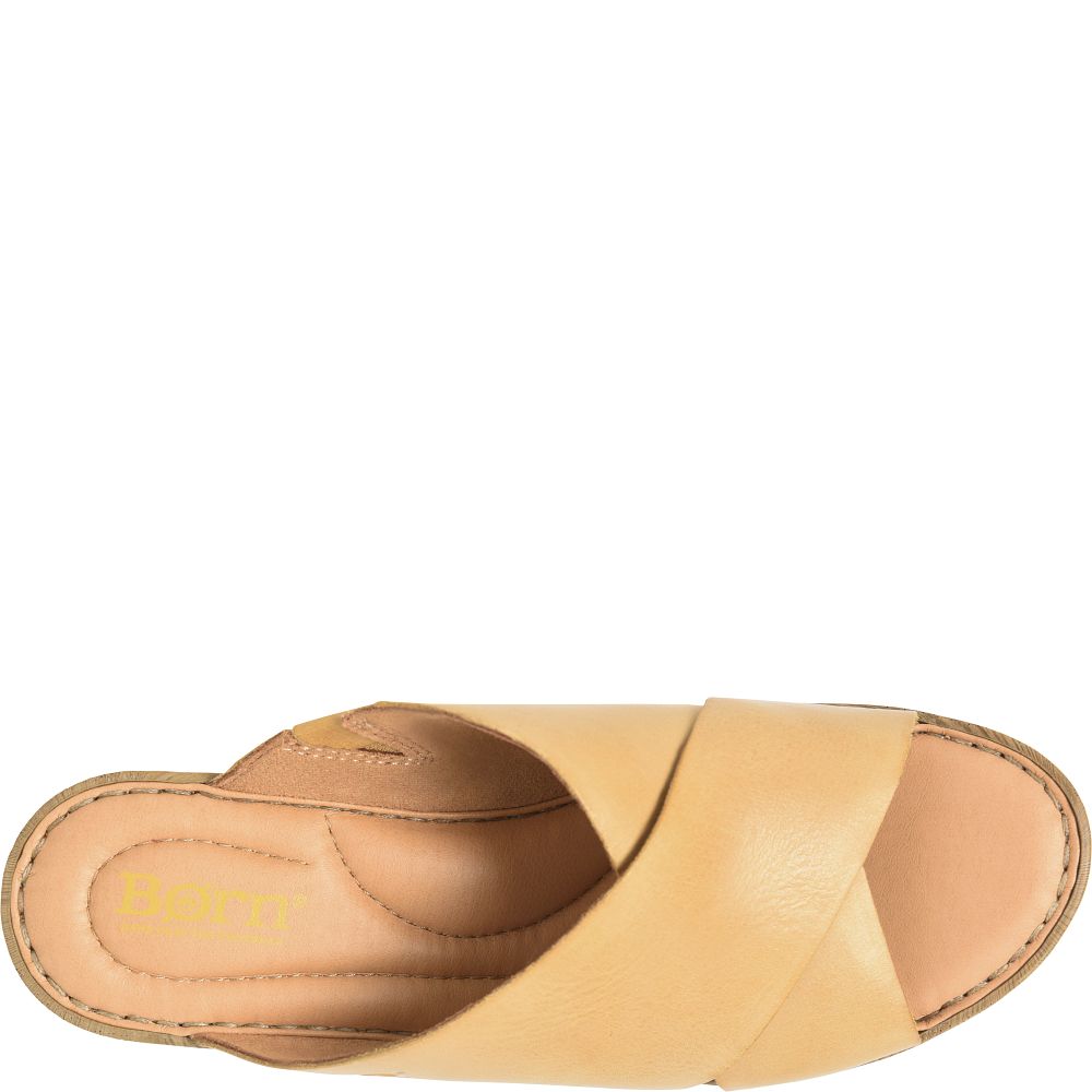 Born Pavia Sandals Yellow Mexico Product ID-KdCLUfbf