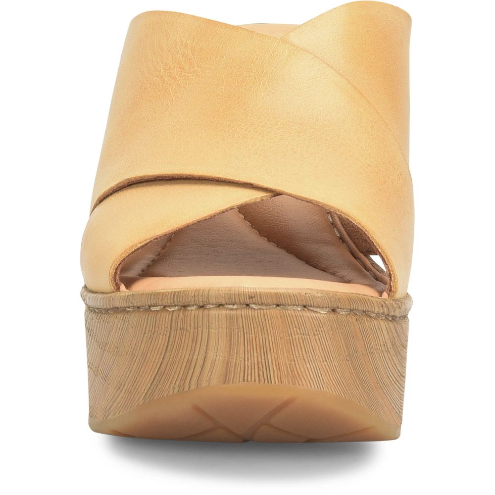 Born Pavia Sandals Yellow Mexico Product ID-KdCLUfbf