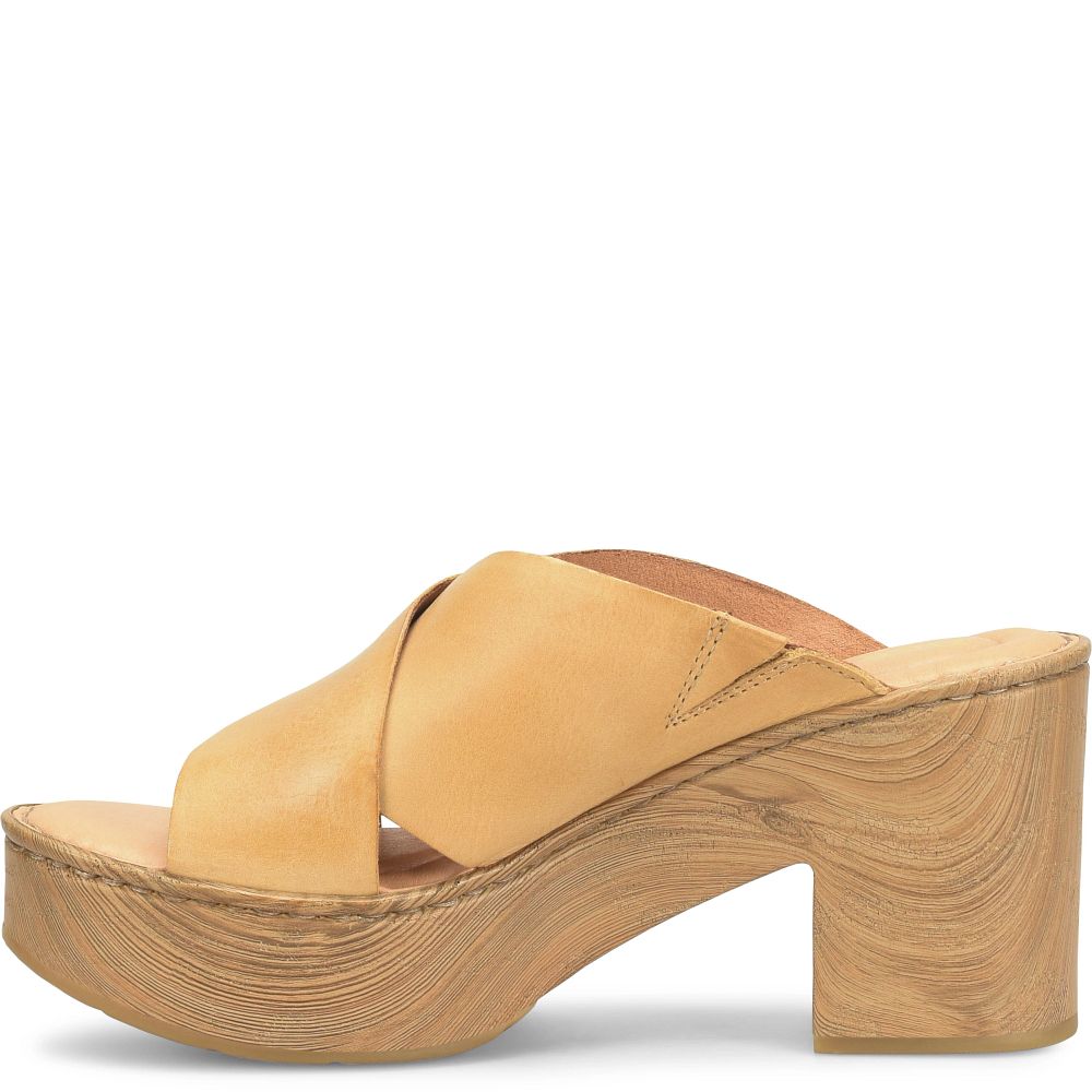 Born Pavia Sandals Yellow Mexico Product ID-KdCLUfbf