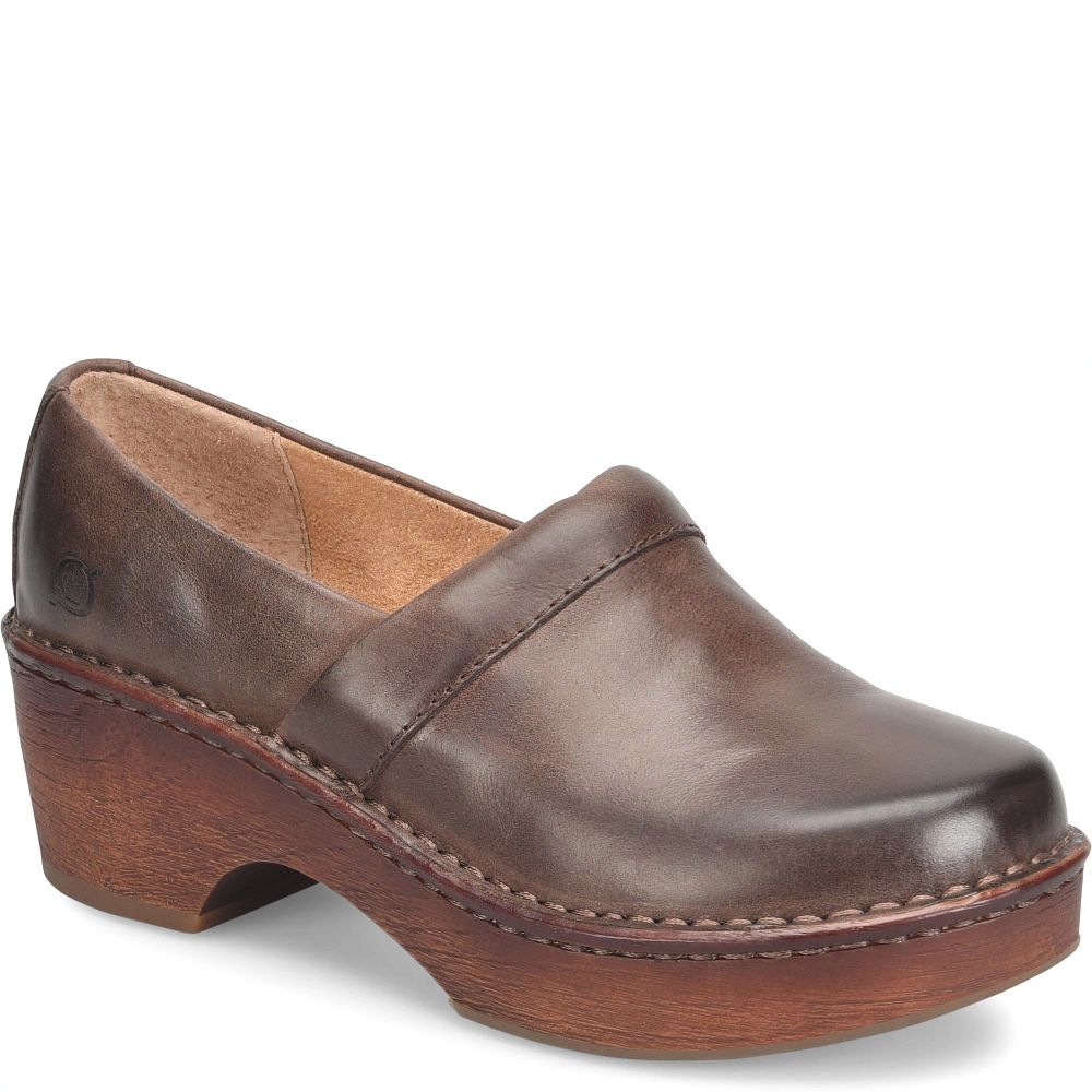 Born Freya Clogs Chocolate Product ID-LJiYIcJU