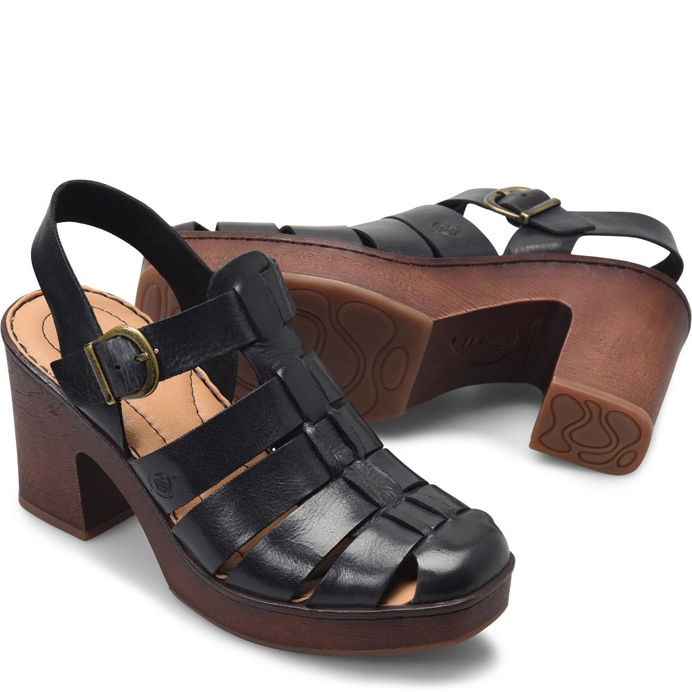 Born Hartley Clogs Black Product ID-Ld0ouKVV