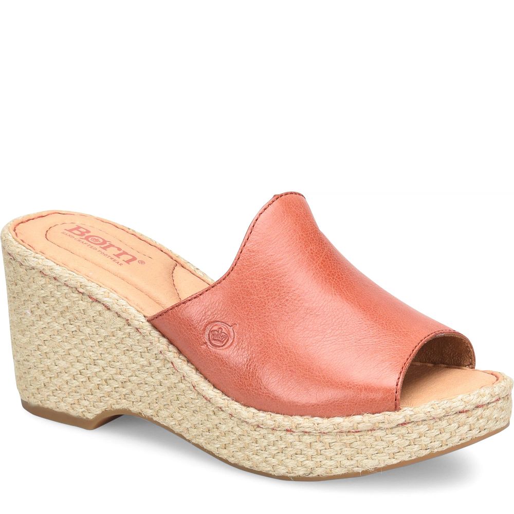 Born Lilah Sandals Rust Cayenne Product ID-LkpGB1Y5