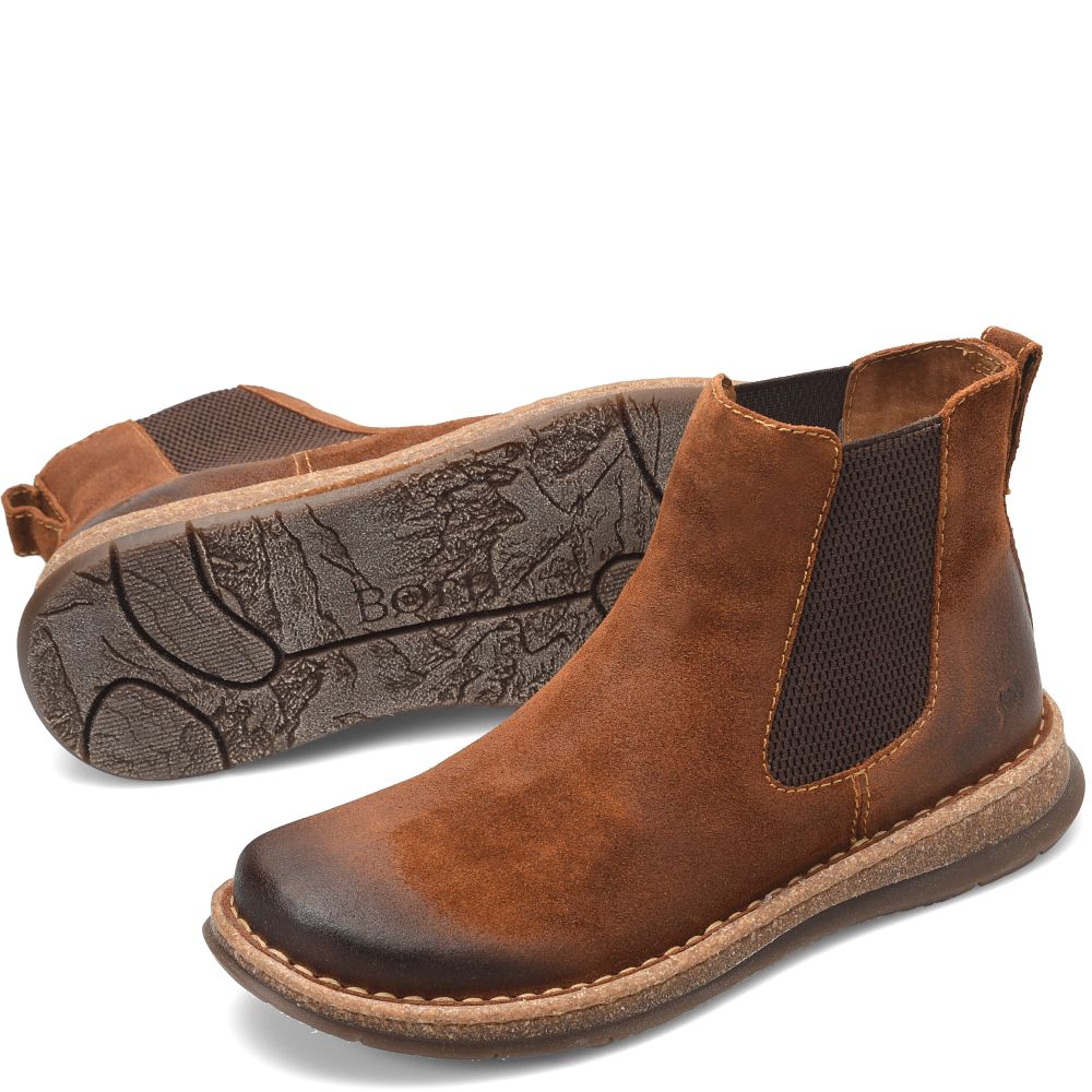 Born Brody Boots Glazed Ginger Distressed Product ID-M7ftN87e