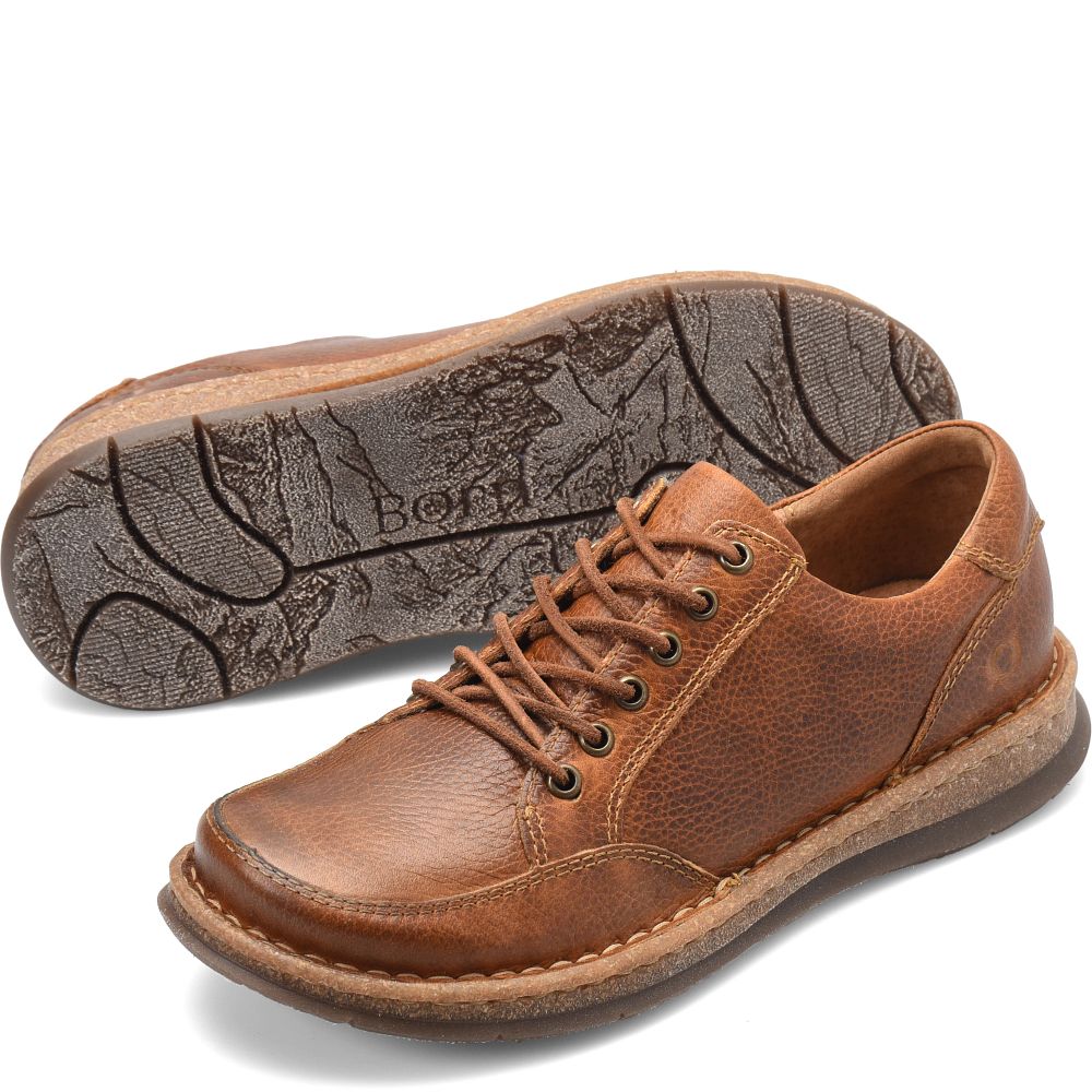 Born Bronson Slip-Ons Saddle Tan Product ID-MdvHAoCR