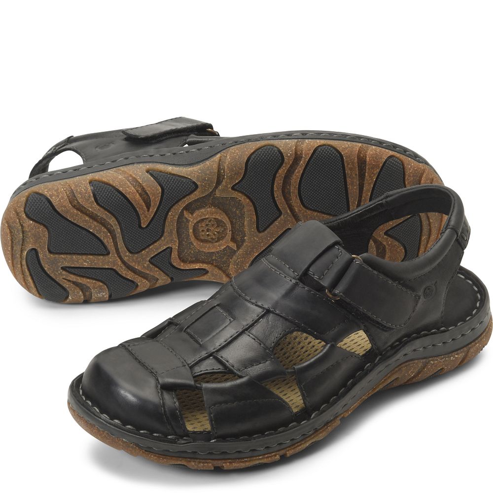 Born Cabot III Sandals Black Product ID-MhZleXYb