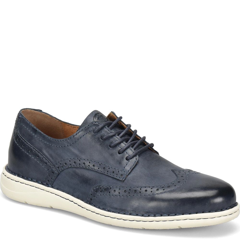 Born Tobias Slip-Ons Navy Oceana Product ID-O0nrXHzh