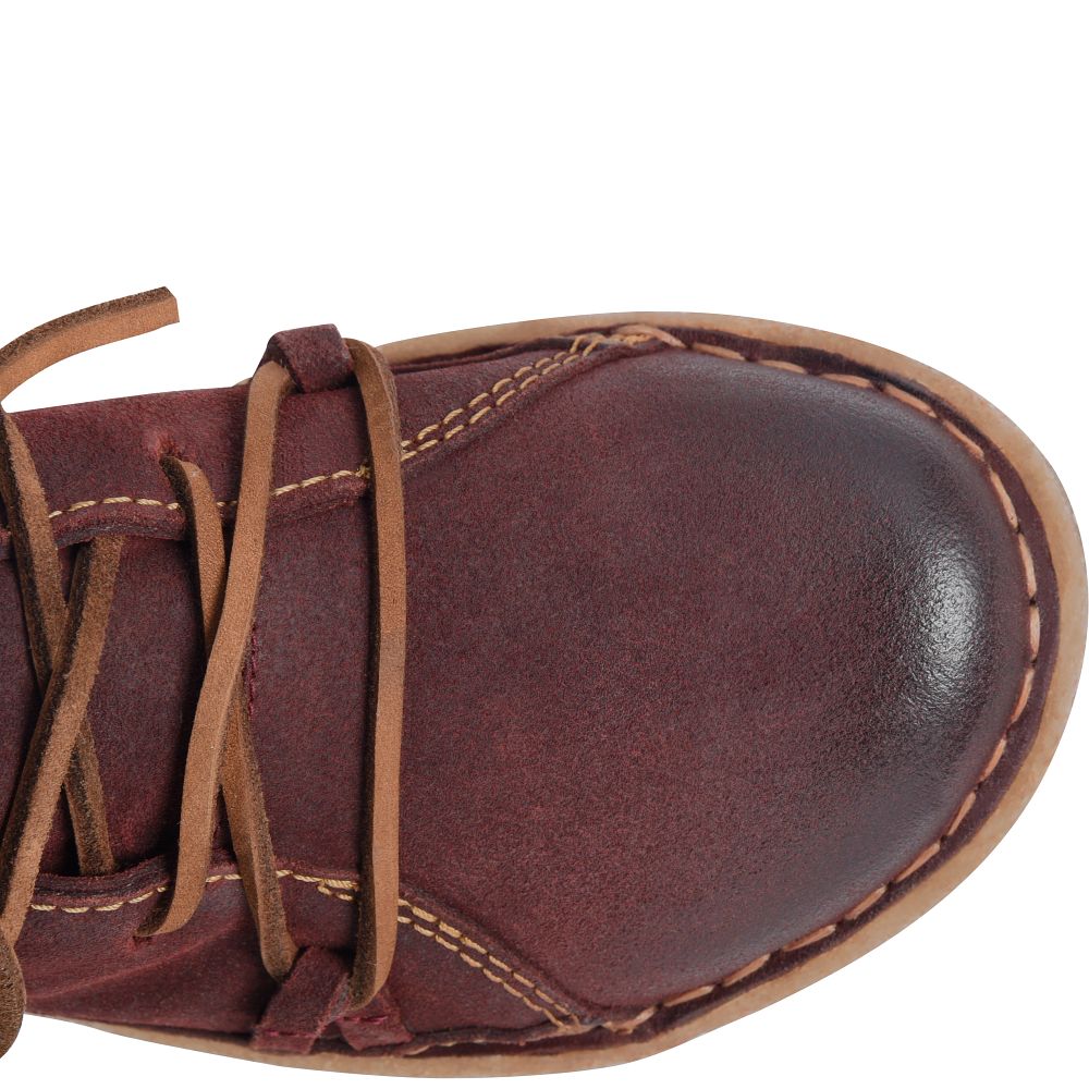 Born Temple II Boots Dark Brick Distressed Product ID-OcAV09aV