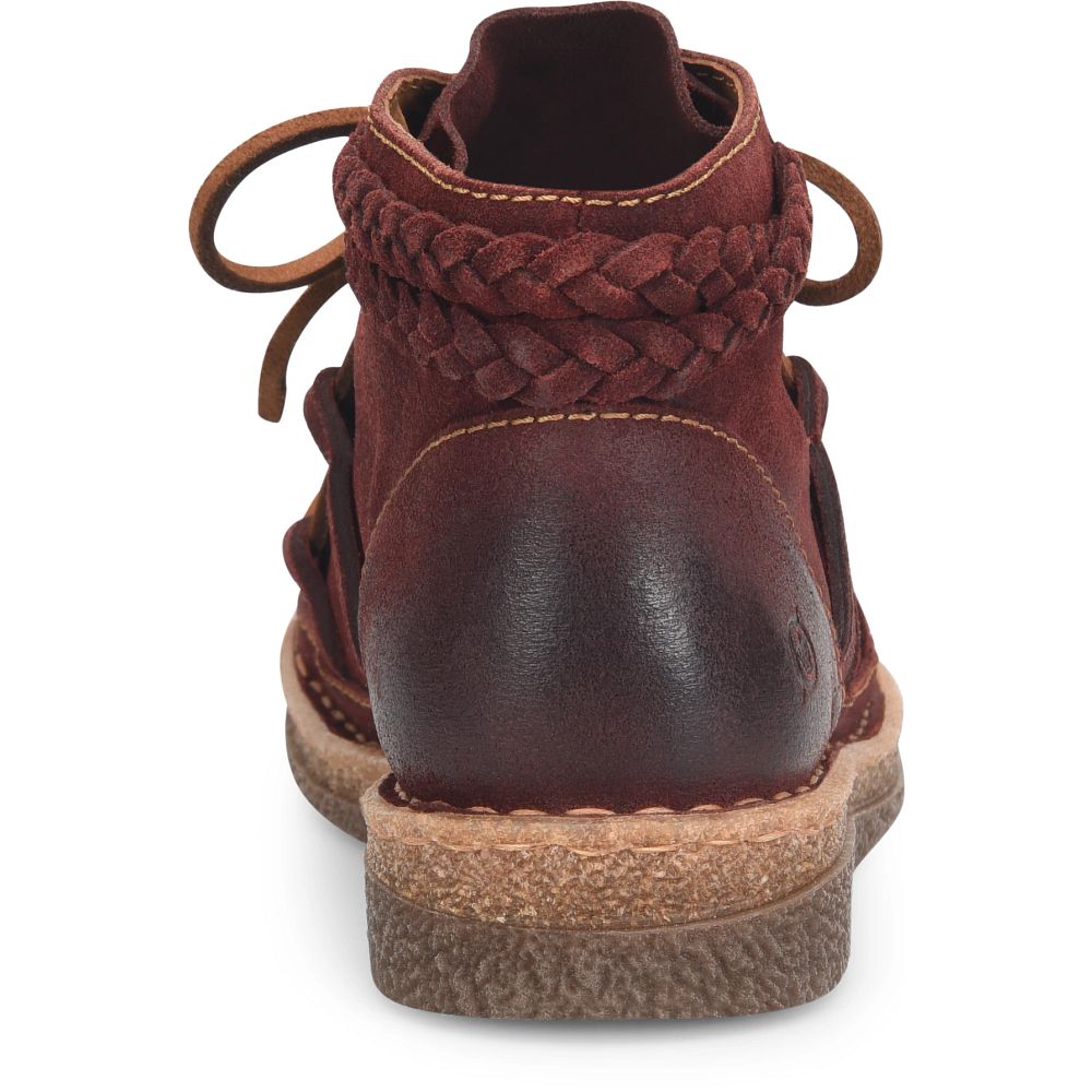 Born Temple II Boots Dark Brick Distressed Product ID-OcAV09aV