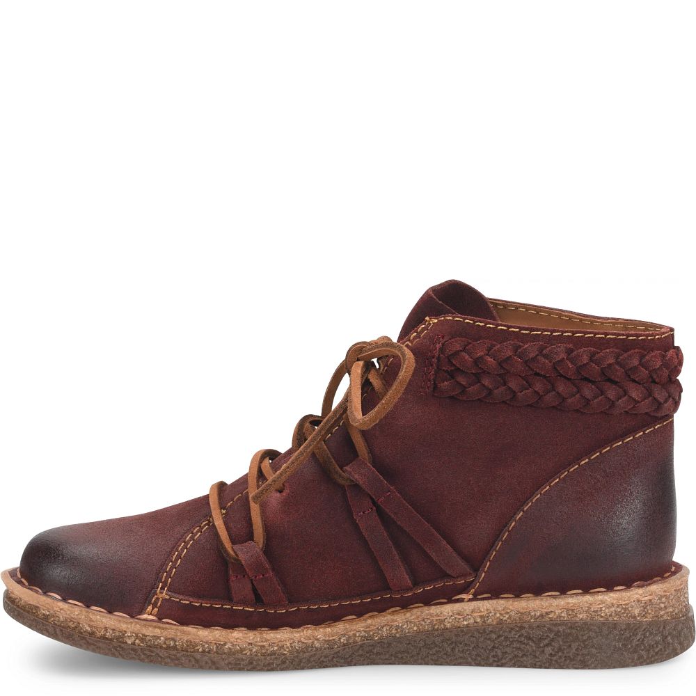 Born Temple II Boots Dark Brick Distressed Product ID-OcAV09aV