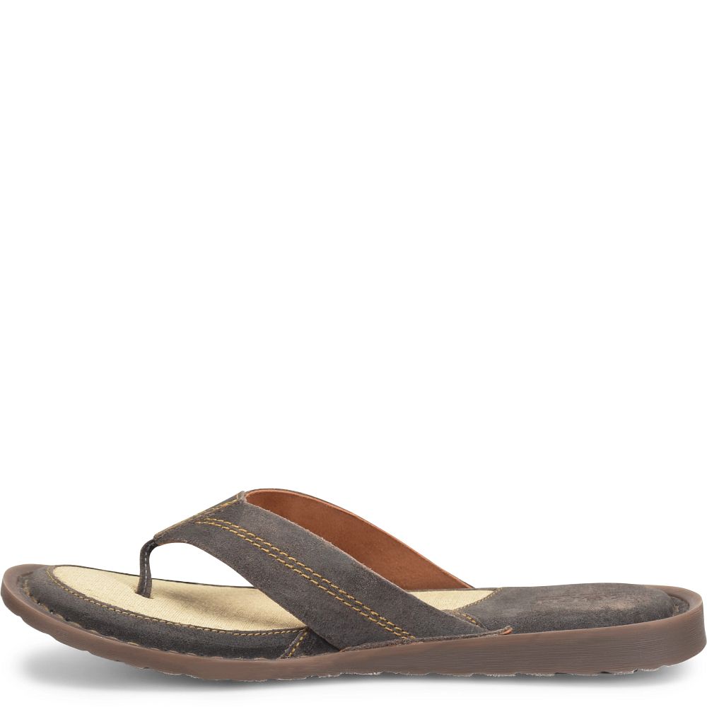 Born Bermuda Sandals Dark Concrete Distressed Product ID-Ohl4jGGl