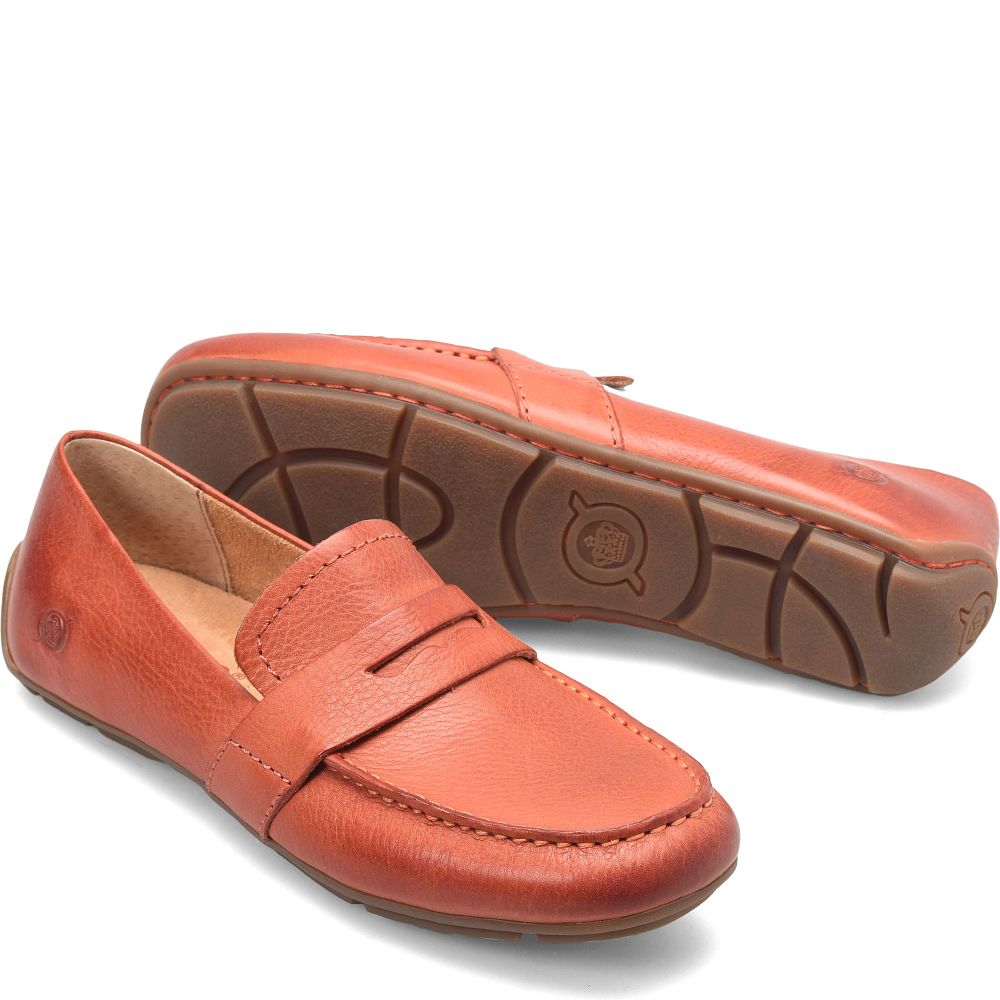 Born Melinda Slip-Ons Orange Kerala Product ID-PMtmFWKs