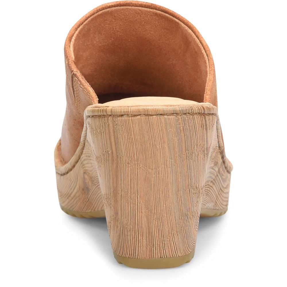 Born Natalie Clogs Tan Camel Distressed Product ID-PYKire0g