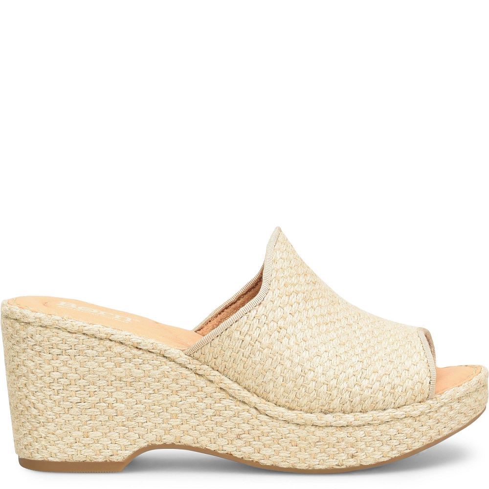 Born Lilah Raffia Sandals Natural Raffia Product ID-QSaYvMDU