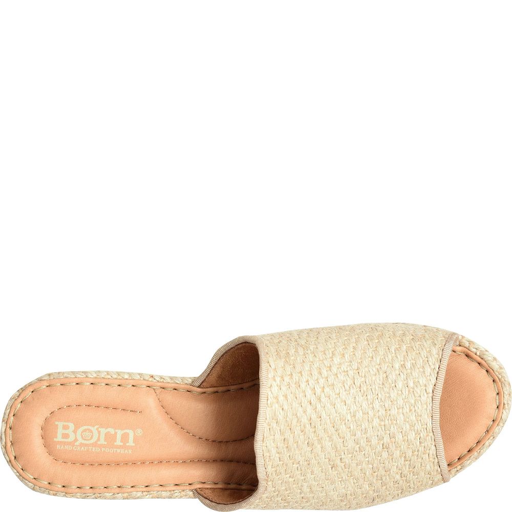 Born Lilah Raffia Sandals Natural Raffia Product ID-QSaYvMDU