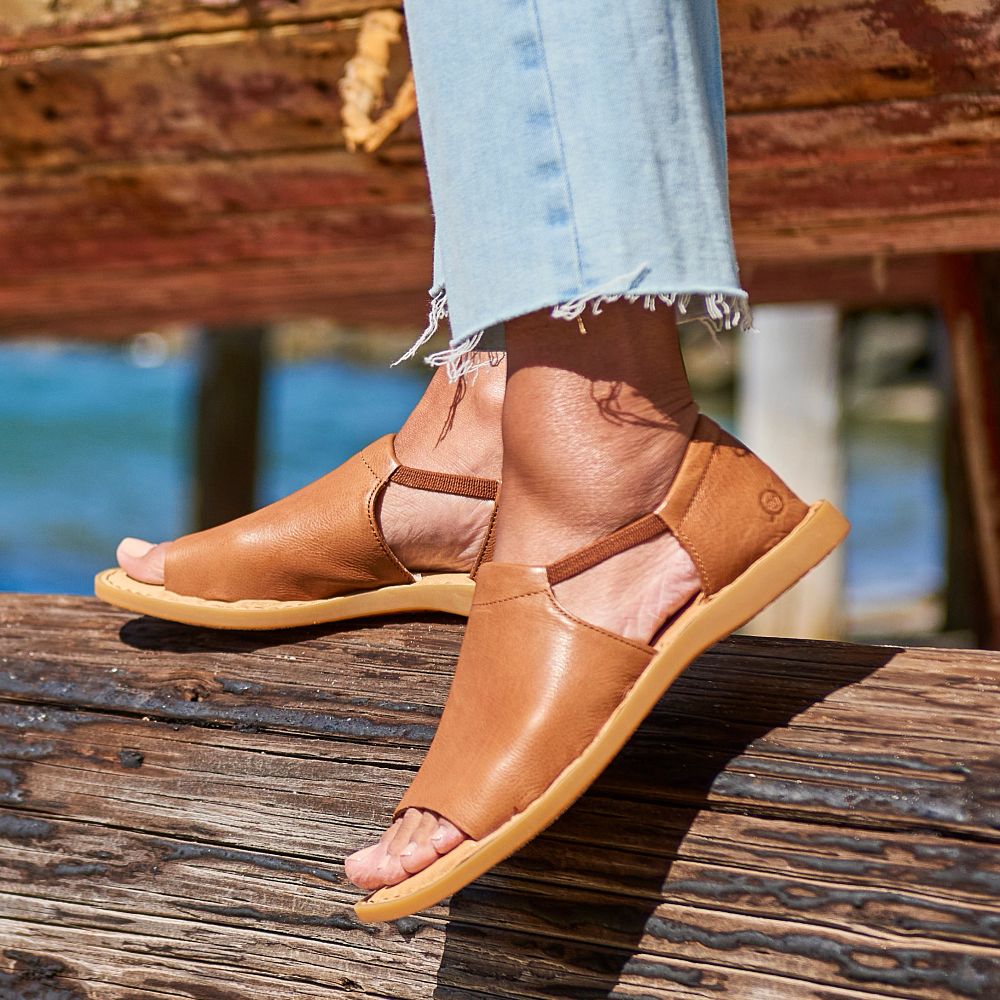 Born Cove Modern Sandals Cuoio Brown Product ID-RRhamSEd