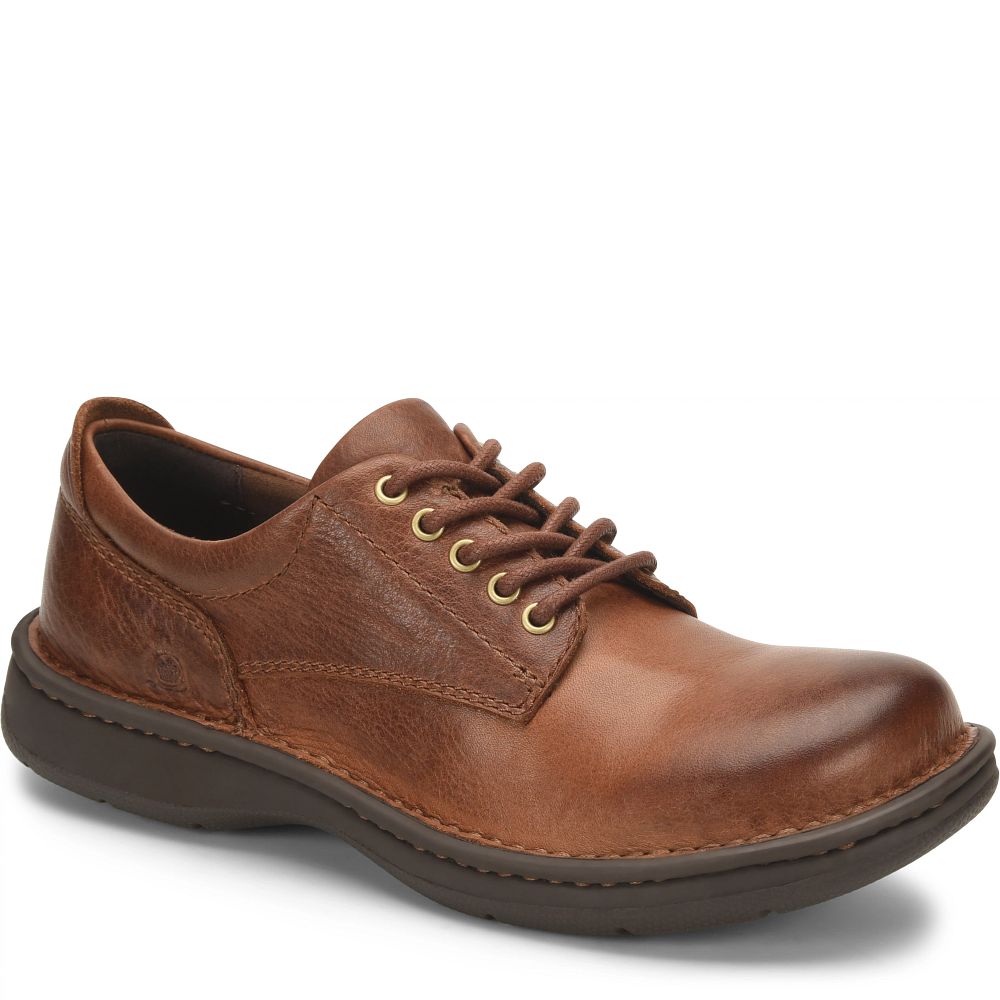 Born Hutchins III Slip-Ons Dark Tan Whiskey Product ID-SQTaVgo5