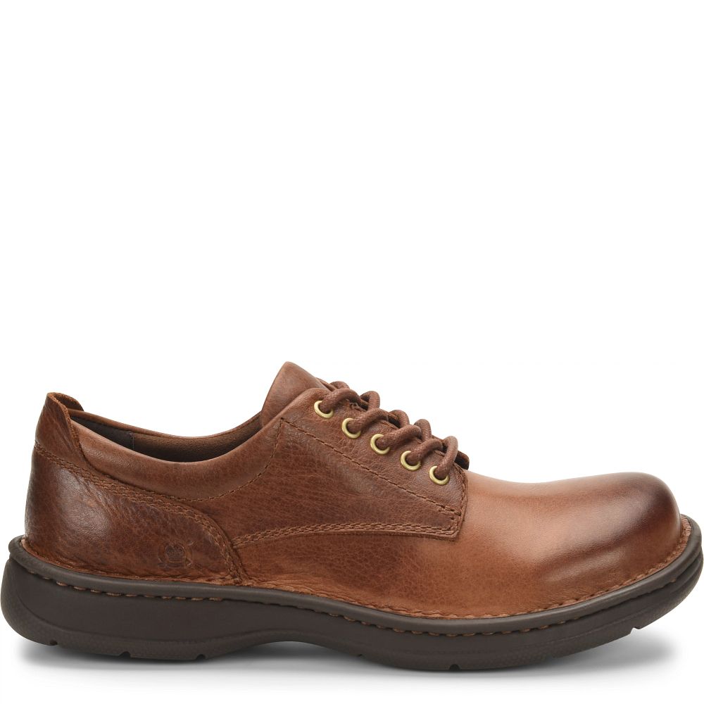 Born Hutchins III Slip-Ons Dark Tan Whiskey Product ID-SQTaVgo5