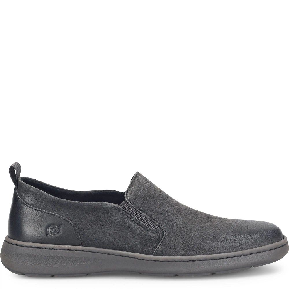 Born Morgan Slip-Ons Dark Carbon Distressed Product ID-Su0D7iaV