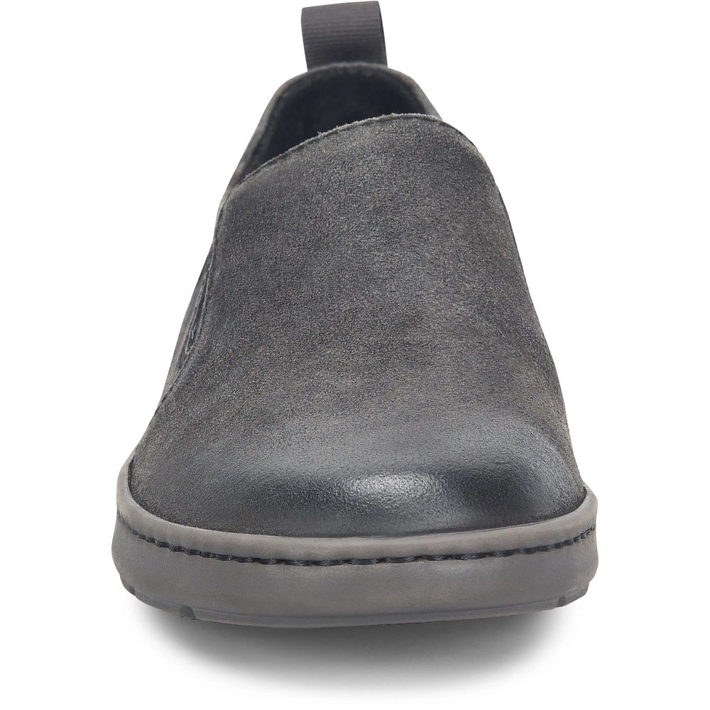 Born Morgan Slip-Ons Dark Carbon Distressed Product ID-Su0D7iaV