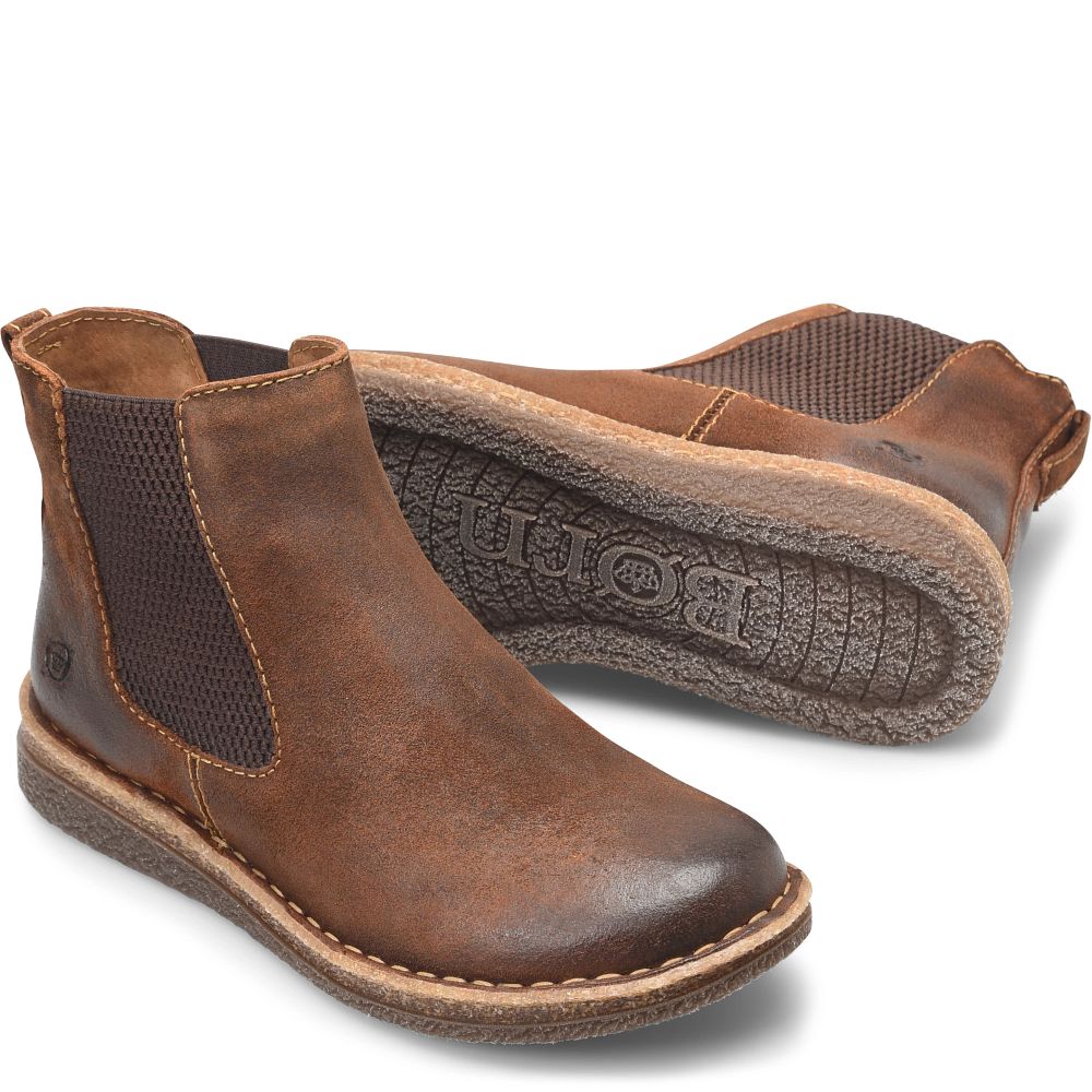 Born Faline Boots Glazed Ginger Distressed Product ID-TRA1UXON