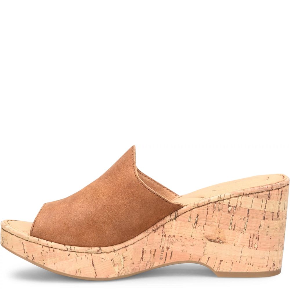 Born Lilah Sandals Tan Camel Distressed Product ID-WXNaFnCG