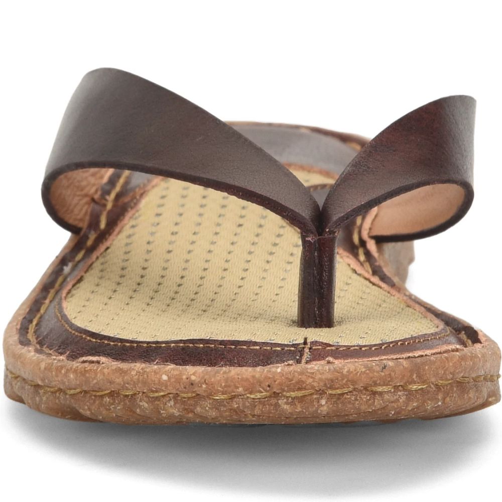 Born Bora Basic Sandals Dark Brown Product ID-WqSufSUF