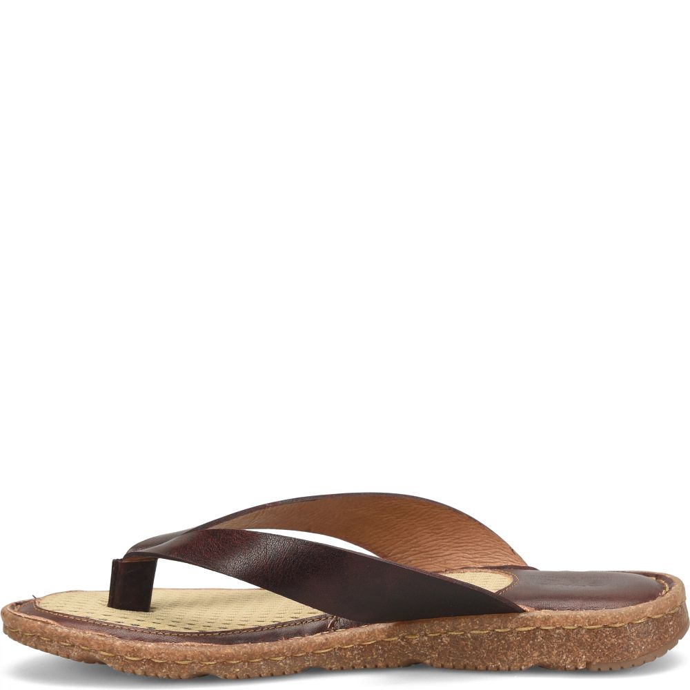 Born Bora Basic Sandals Dark Brown Product ID-WqSufSUF