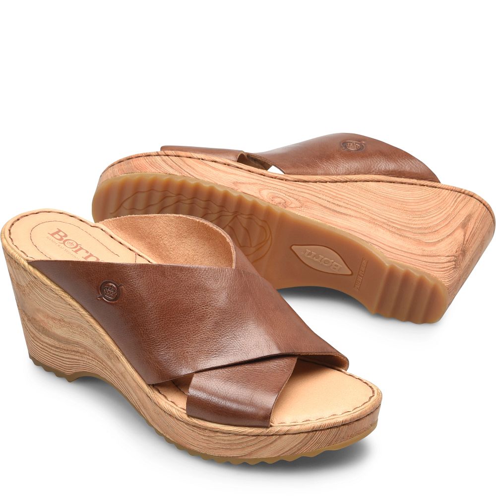 Born Nora Sandals Luggage Product ID-WxqQS7r7
