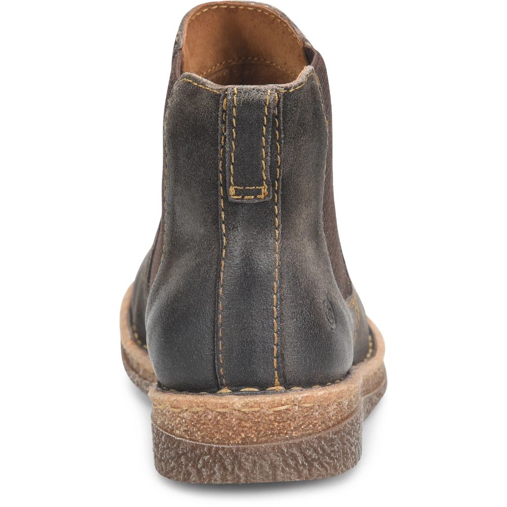 Born Faline Boots Dark Concrete Distressed Product ID-XogCruWn