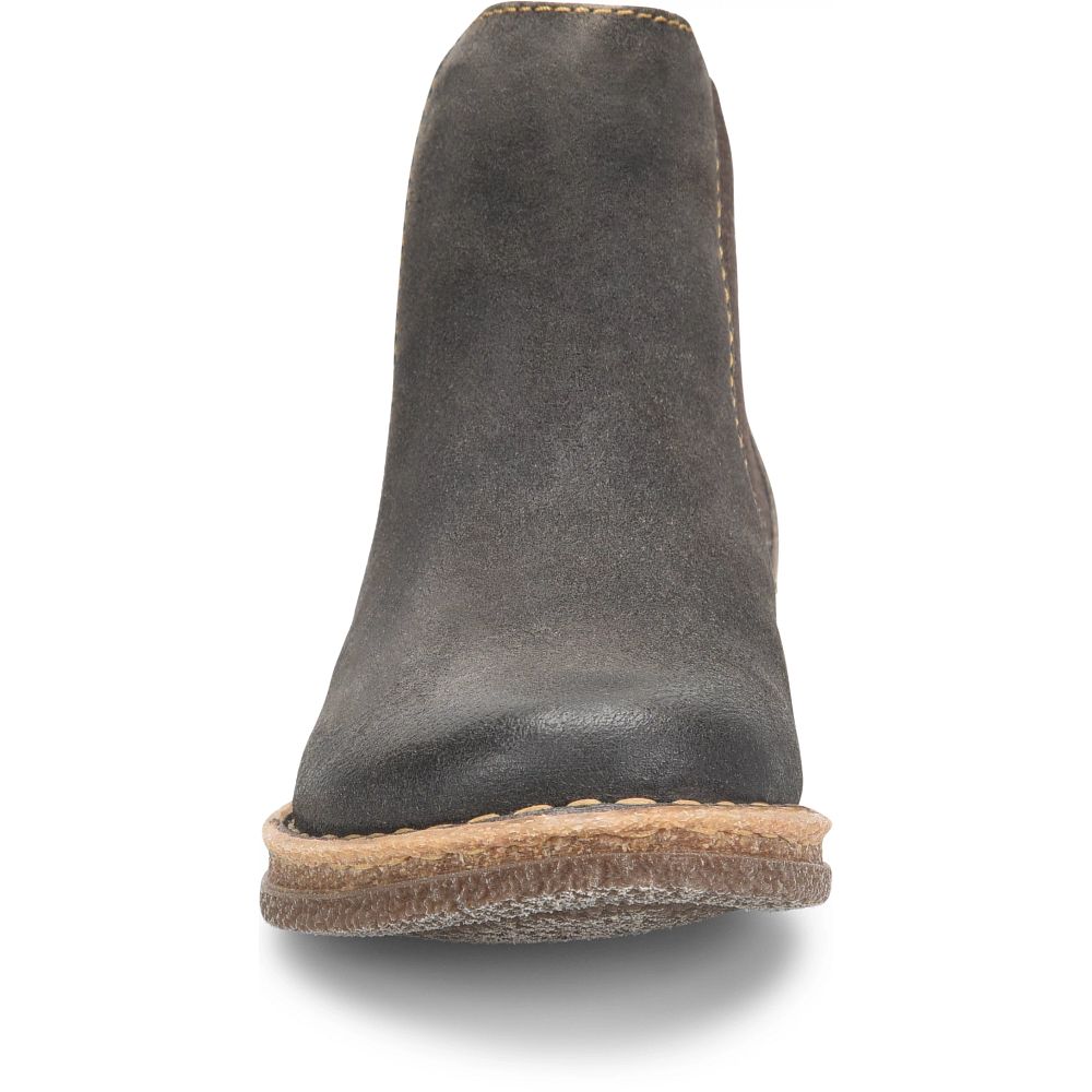 Born Faline Boots Dark Concrete Distressed Product ID-XogCruWn