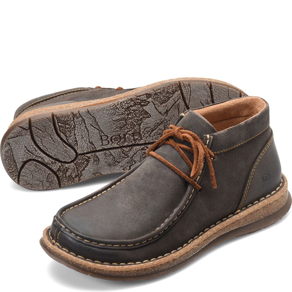 Born Brock Boots Dark Concrete Distressed Product ID-YKQEqj7n