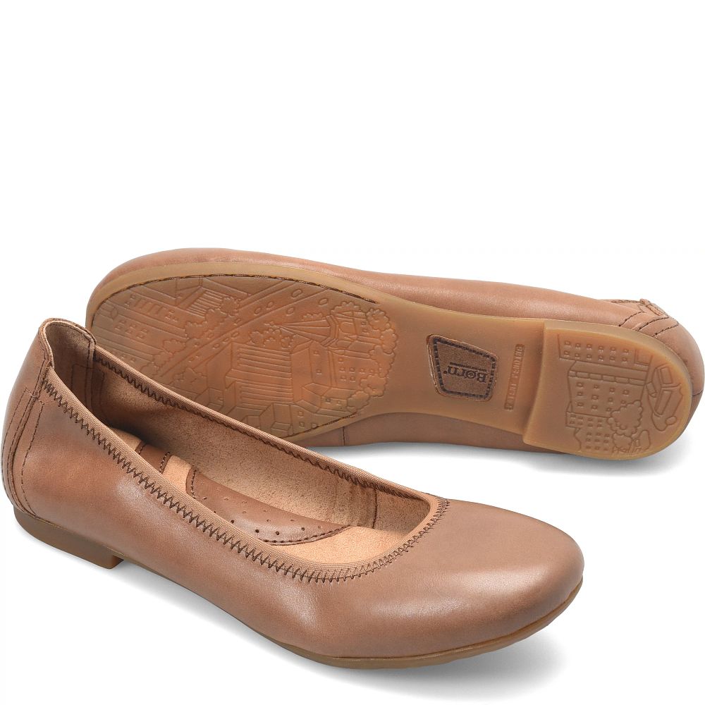 Born Julianne Flats Mid Brown Product ID-Yf1MvhFc