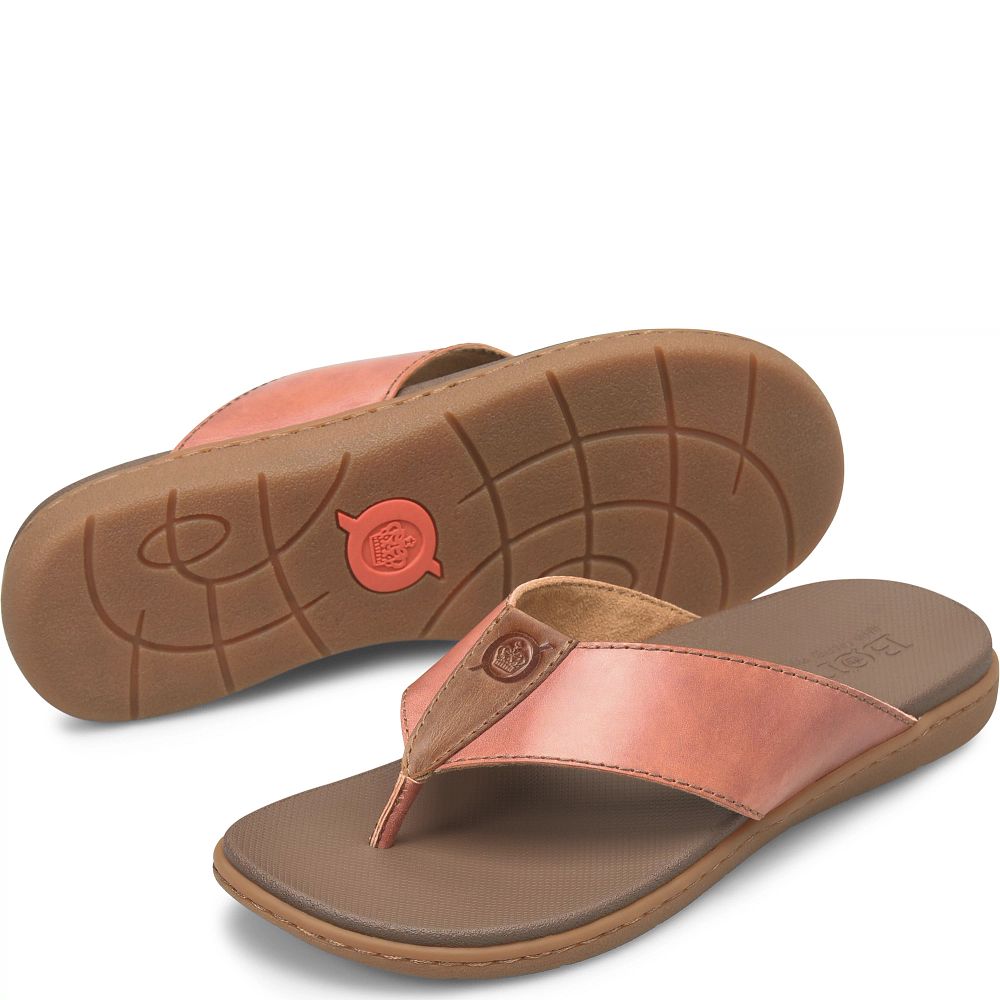 Born Gavin Sandals Orange Papaya Product ID-YmFfYrQS