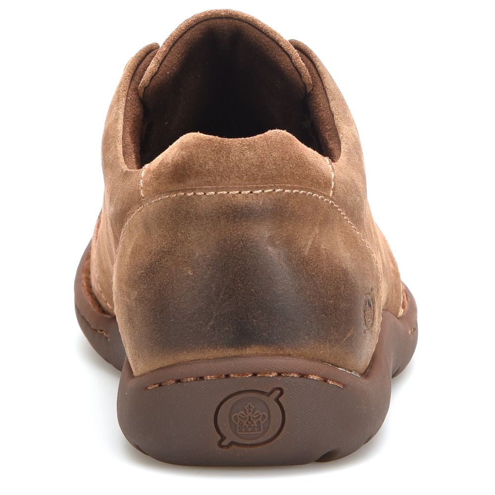 Born Nigel 3-Eye Saddle Slip-Ons Saddle Distressed Product ID-YnWu4KlY