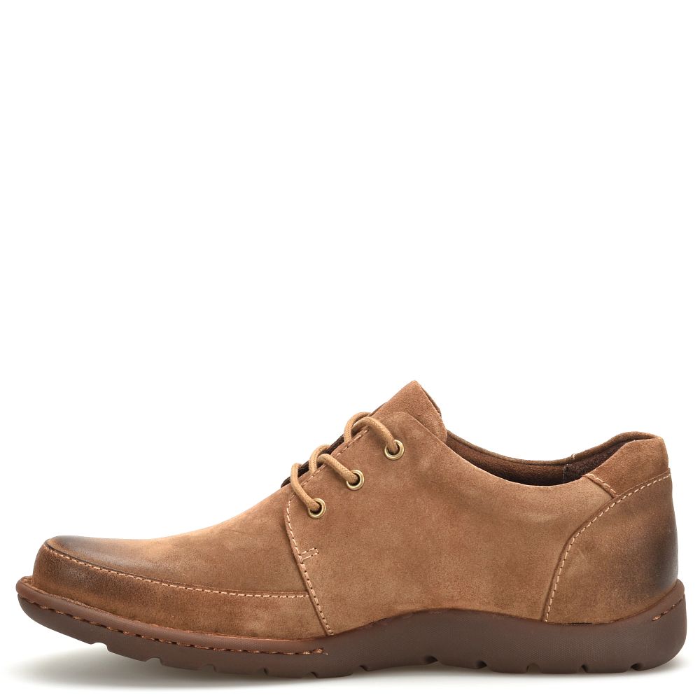 Born Nigel 3-Eye Saddle Slip-Ons Saddle Distressed Product ID-YnWu4KlY