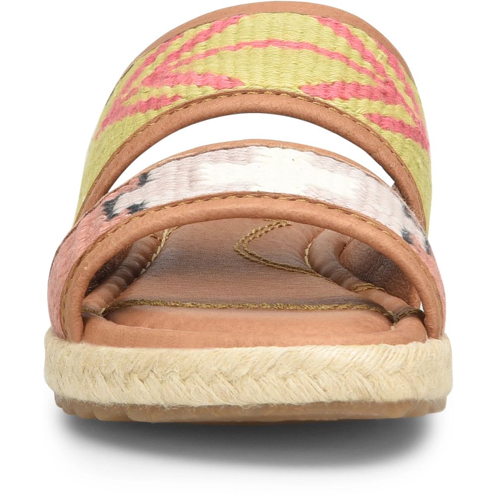 Born Ellie Sandals Green Fabric Product ID-ZQwdvdjl