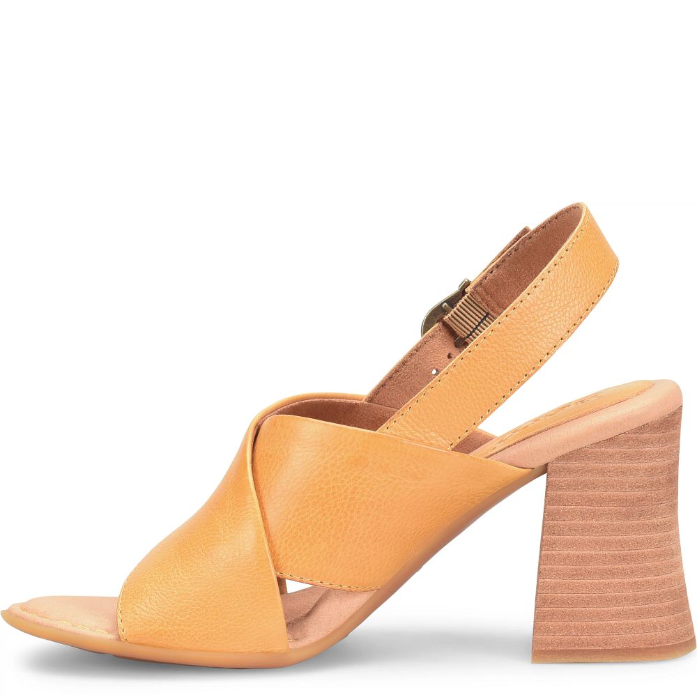 Born Tessa Sandals Yellow Sunflower Product ID-bcrkmGTN
