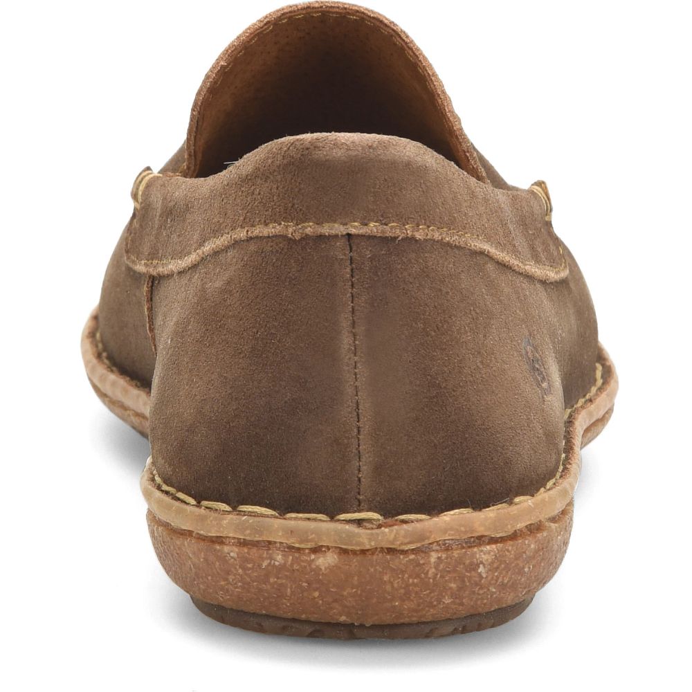 Born Naldo Slip-Ons Taupe Avola Nubuck Product ID-czFHw1XG