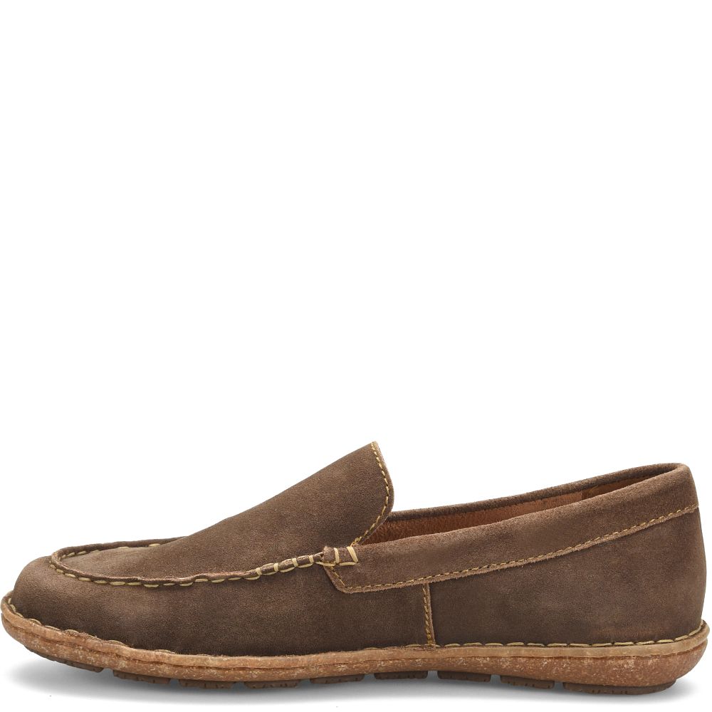 Born Naldo Slip-Ons Taupe Avola Nubuck Product ID-czFHw1XG