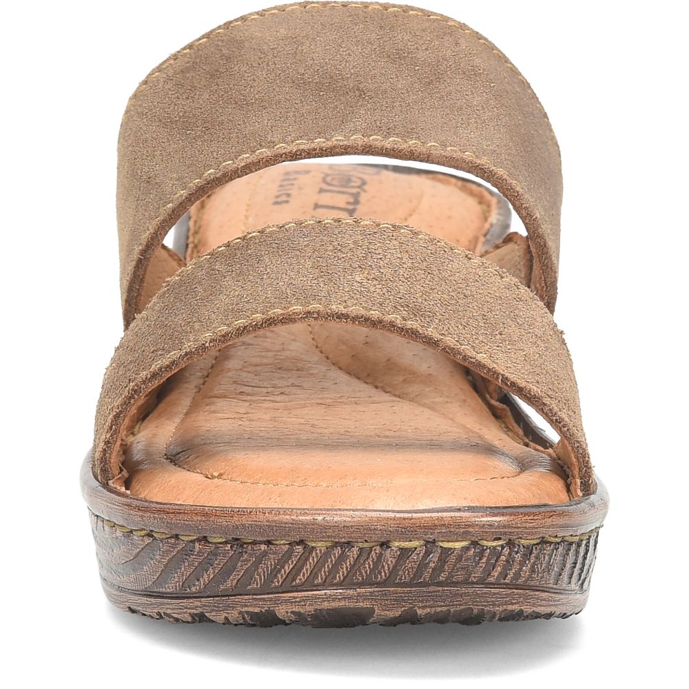 Born Sana Basic Sandals Taupe Distressed Product ID-dCF2RhcQ