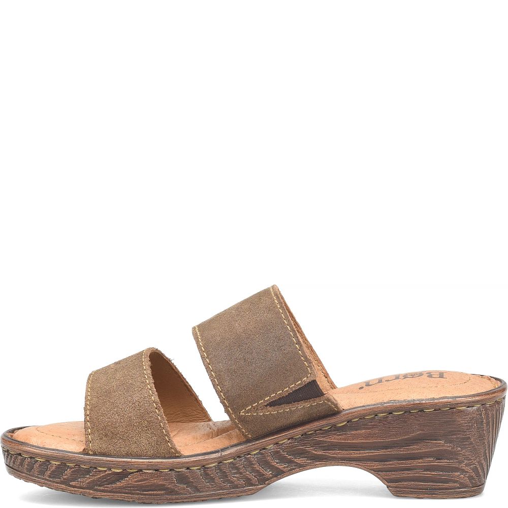 Born Sana Basic Sandals Taupe Distressed Product ID-dCF2RhcQ