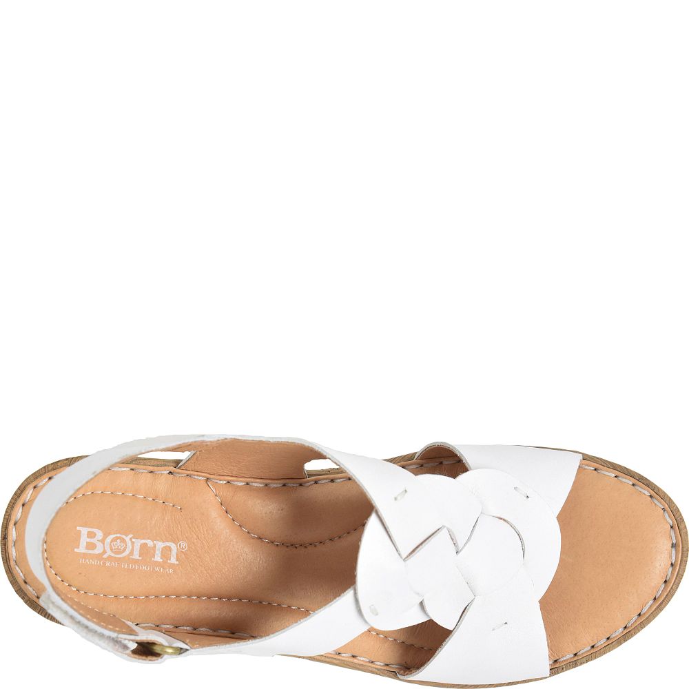 Born Nina Sandals White Product ID-dzzlTjK8