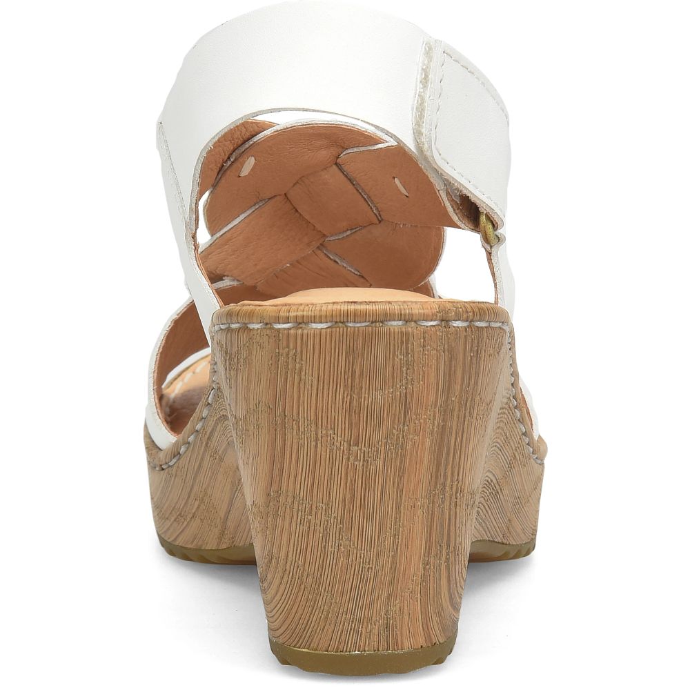 Born Nina Sandals White Product ID-dzzlTjK8