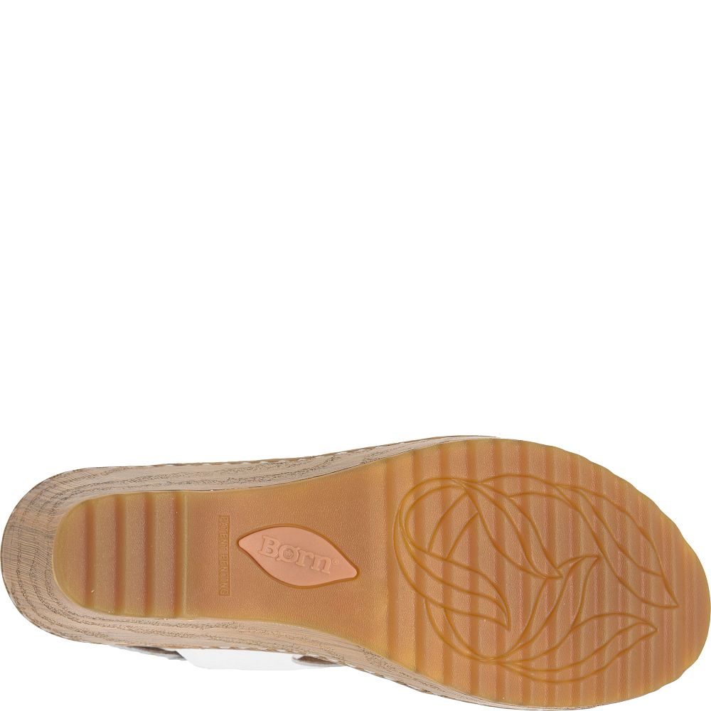 Born Nina Sandals White Product ID-dzzlTjK8