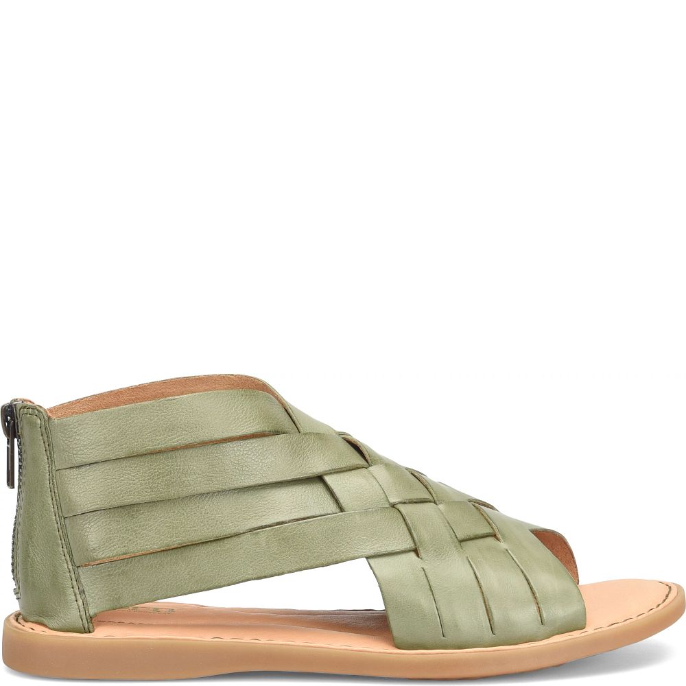 Born Iwa Woven Sandals Olive Green Product ID-f759QkGu