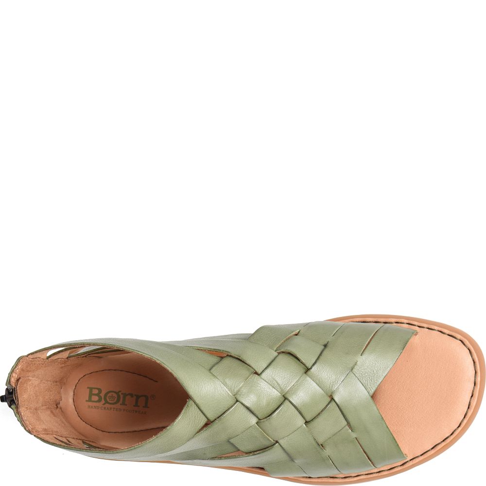 Born Iwa Woven Sandals Olive Green Product ID-f759QkGu
