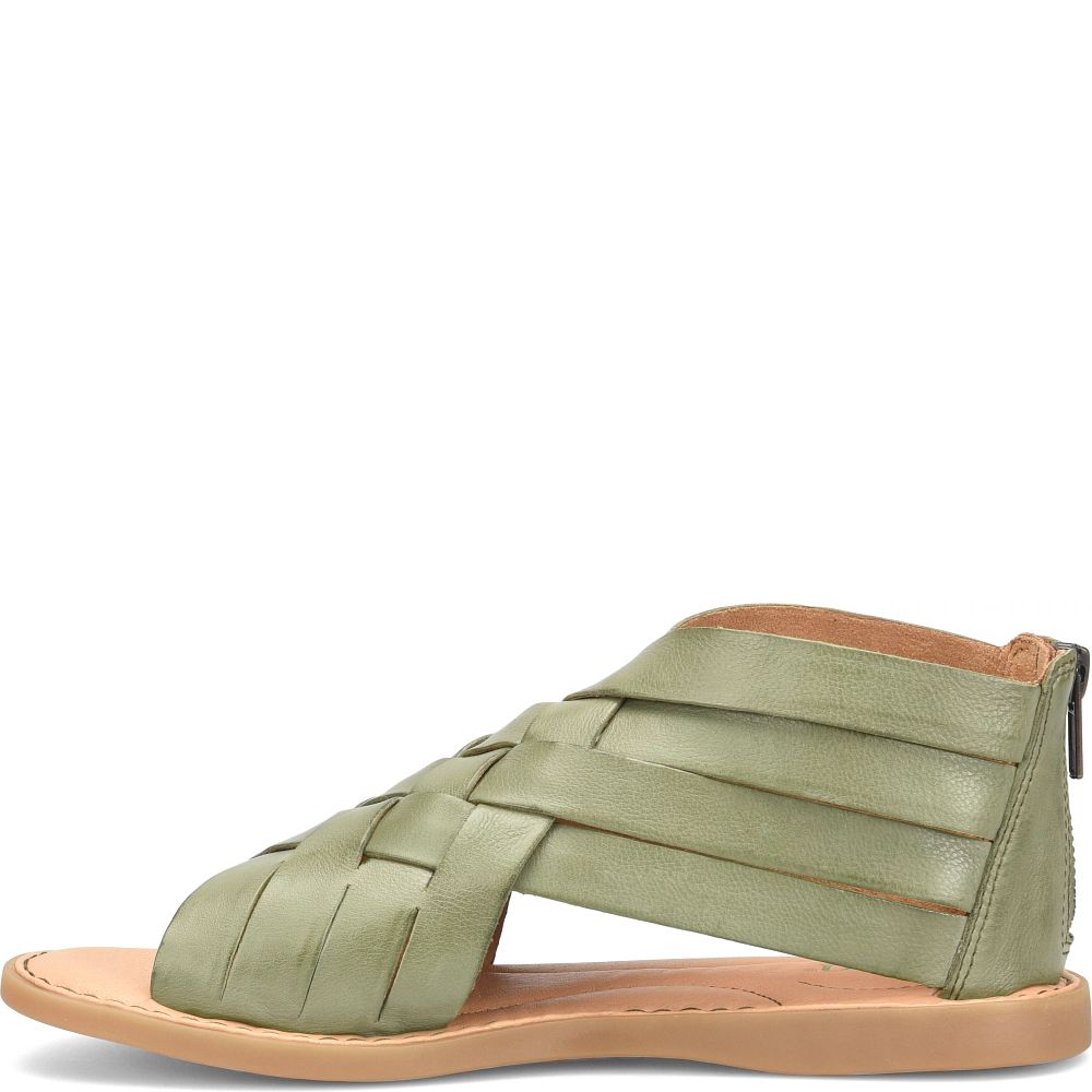 Born Iwa Woven Sandals Olive Green Product ID-f759QkGu