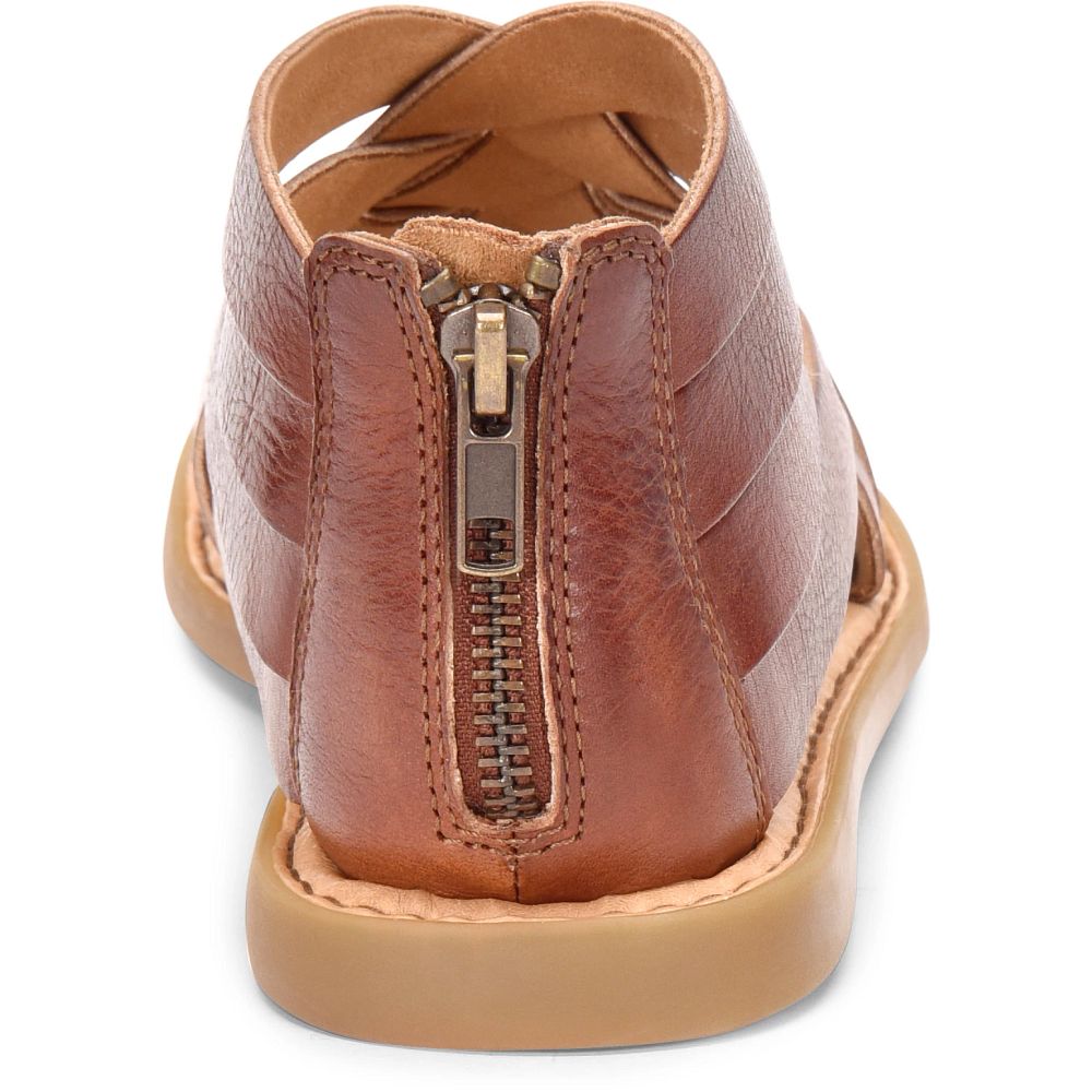 Born Iwa Woven Sandals Dark Tan Bourbon Product ID-fDFtewQU