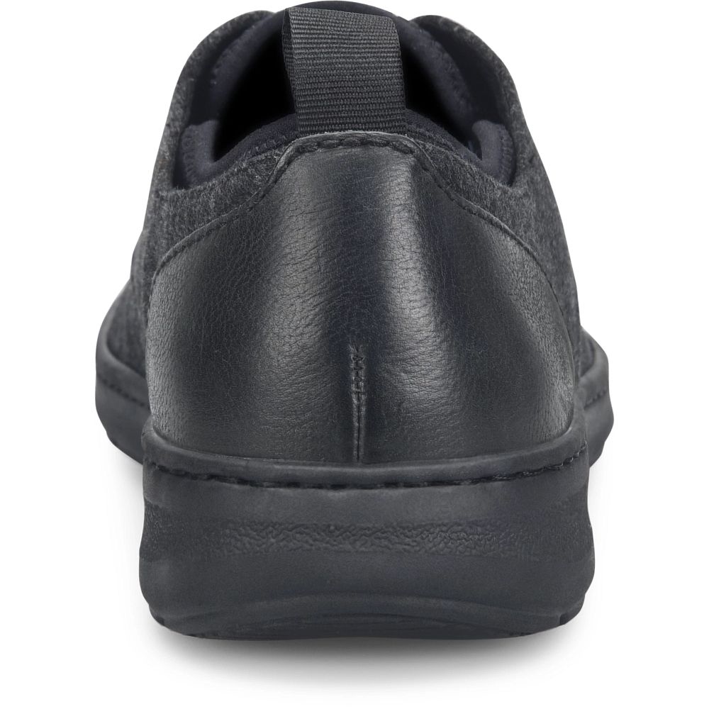 Born Marcus Slip-Ons Dark Charcoal Wool Combo Product ID-gAVXbY2s